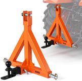 VEVOR attelage 3 points avec récepteur de 2 pouces, attelage rapide à 3 points avec boule d'attelage, adaptateur de barre d'attelage de tracteur, convient pour catégorie 1, compatible avec divers tracteurs compacts