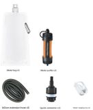 Sans marque Filtre à eau pour urgences en extérieur, paille de filtre à eau portable, filtre à eau potable pour le camping et les activités de plein air