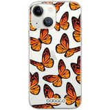 ERT GROUP mobiel telefoonhoesje voor Iphone 13 MINI origineel en officieel erkend Babaco patroon Butterflies 002