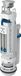 Geberit Keramische Spoelset 2-Volume D50 mm, 1 Stuk