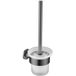 BES LED Rimbo WC Borstel met Houder - Toiletborstelhouder - Leoni - Rond - PVD - Gunmetal Grijs