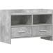 Maison Exclusive - Meuble TV, dimensions : 71,5 x 33 x 47 cm, couleur gris béton, matériau : bois composite