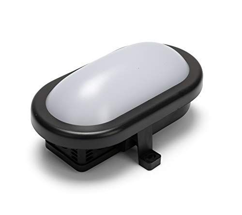 VELAMP Schildpad - Zwarte LED Wandlamp - 5.5W - IP54 - Snelle Connector