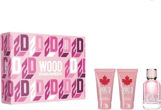 DSQUARED2 Wood Pour Femme Gift Set - Eau de Toilette 50ml + Bodylotion 50ml + Shower Gel 50ml