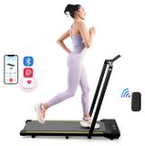 StarTech Hometrainer Loopband - 3-in-1 Loopband - Opvouwbaar - Verstelbare Helling - 1–12 km/u - LED-Touchdisplay - Geschikt tot 136 kg - Zwart-Geel