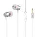 HOCO M51 In-ear koptelefoon - Metallic Zilver