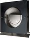 Weha Overdrukrooster Kappa Ø150mm, Inox 304 Noir Mat avec clapet anti-retour