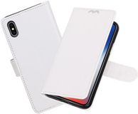 Best Cases .nl Wit Portemonnee booktype hoesje Apple iPhone X