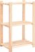 vidaXL Opbergrek 3-laags 60x38x90 cm massief grenenhout 150 kg