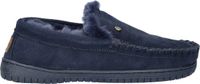 Warmbat Grizzly Suede Heren Sloffen - Donker Marineblauw