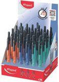 Maped passer met potlood, assortiment de couleurs, 24 pièces présentoir