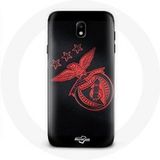 Maniacase Etui Samsung Galaxy J7 2017 slb benfica zwarte achtergrond
