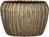 Mica Decorations Noma Bloempot - 28x28x19 cm - Keramiek - Brons