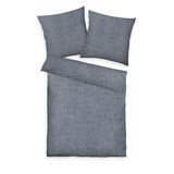 HERDING TOM TAILOR Melange beddengoed, 80 x 80 cm + 135 x 200 cm, 40% katoen, 25% viscose, 35% polyester, Meerkleurig