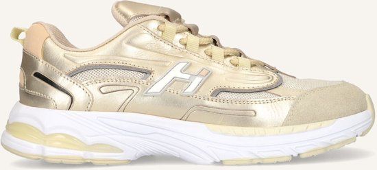 Hip H1660 Sneakers Meisjes - Leren Sneaker - Goudkleurig - Maat 36