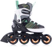 Tempish Systent Skeelers - Inline Skates - Verstelbaar - Zwart/Groen/Oranje - Maat 37-40