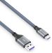 sonero SPC-U110-002 USB-kabel USB 2.0 0,25 m USB C USB A Blauw, Grijs