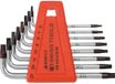 PB SWISS TOOLS Jeu de clés coudées pour Torx®, chromé, 8 pièces