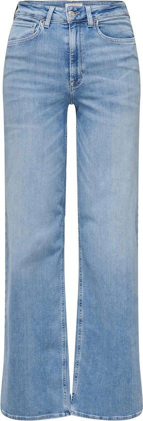 ONLY ONLMADISON BLUSH HW WIDE DNM CRO371 NOOS Women's Jeans - Light Blue Denim - Size M/32