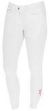 Covalliero Janne x PinkRibbon paardrijbr. Fullgrip, white pearl, maat 46