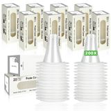 Braun 200pcs Embout Thermomètre pour Braun, Couvre Thermomètre Auriculaire, Capuchons Couvre Filtres De Sondes Auriculaires, Capuchons de Protection de Remplacement pour Numérique Thermomètre d'oreille