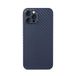 aiino iPhone 12 Pro Max Skin Case - iPhone 12 Pro Max cover met koolstofvezel effect, schokbestendig en krasbestendig, ultradun, lichtgewicht en flexibel, MagSafe compatibel - Blauw