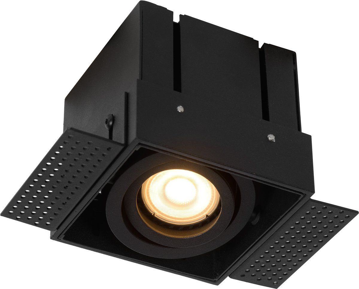 Lucide TRIMLESS Inbouwspot - GU10 - Zwart - Aluminium