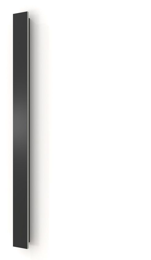Calex Montevia Villa Wandlamp - Buitenverlichting - Warm Wit Indirect licht - LED - Waterdicht - 100 cm - Zwart