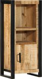 Maison Exclusive Armoire de salle de bain exclusive - Dimensions : 40 x 30 x 90 cm - Bois massif de manguier brut