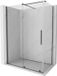 Mexen Velar cabine de douche coulissante 150 x 90 cm, transparent, gris canon brossé