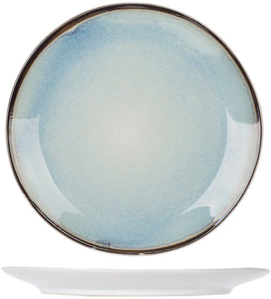 Cosy & Trendy Ontbijtborden Fez Blauw - 4 Stuks
