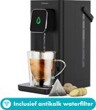 Tomado TWD2502B Heetwaterdispenser - Matzwart - 2.5 liter - Afneembaar waterreservoir - Waterfilter