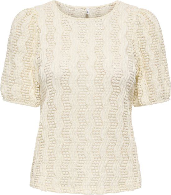 Only T-shirt Onlgrace O-neck S/s Top Jrs 15371975 Birch Dames Maat - S