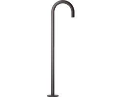 Hotbath Cobber vrijstaande baduitloop mat wit CB076WH