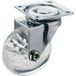 Häfele Roulette de meuble Häfele H4813 Roulette pivotante en caoutchouc plein, sans frein - 50 mm