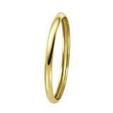 Lucardi Dames Ring - Ring - Cadeau - 14 Karaat Goud - Geelgoud