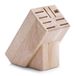 Zeller 24551 messenblok, rubberboom, ca. 12,5 x 22 x 25 cm, beige, klein