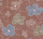 A.S. Création Nordic Feeling Bloemen Behang Abstract Bruin Rood Blauw Groen Vliesbehang 10,05 m x 0,53 m
