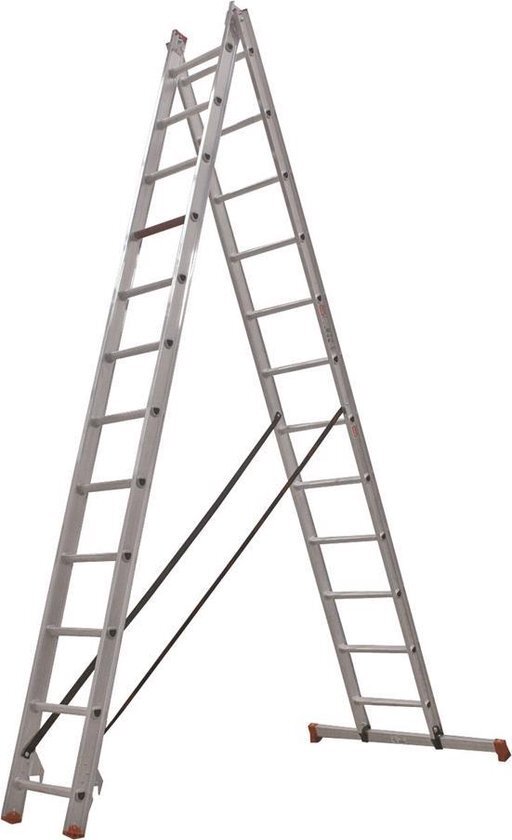 Altrex All Round 2-delige Reformladder - 2 x 12 sporten Inclusief stabiliteitsbalk