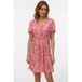 VERO MODA midi jurk met dierenprint