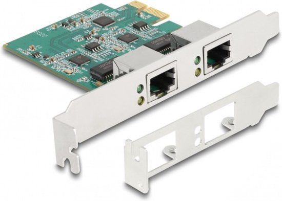 Delock 88101 - Netwerkkaart - Intern - Ethernet - 2500 Mbit/s - PCI Express - Linux - Wit