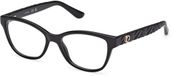 Guess GU50307 noir brillant 55/16/140 Montures de lunettes femme