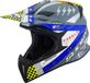 Suomy X-Wing Jetfighter E06 Mat Grijs Blauw Crosshelm - Helm