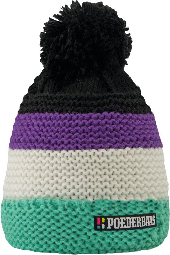Poederbaas Muts Classic Colorful Beanie 2.0 Multi Green - One Size - Groen