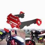 Compatibel Monkey 125 2018-2023 CNC Lower Front Fender Mudguard Bracket Holder (Red)