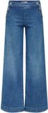 Only ONLMADISON Wide Leg Jeans Medium Blue Denim