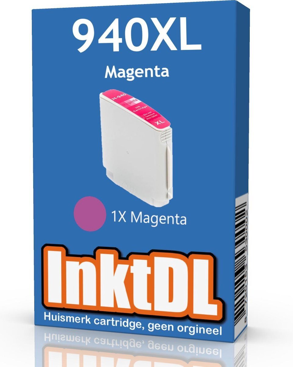 InktDL Compatible inktcartridge voor HP 940XL | Magenta