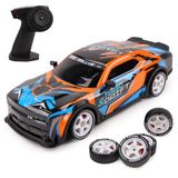 TURBO CHALLENGE - Raceauto - Drift - 091261 - Afstandsbediening Auto - Oranje - 1/16 - Oplaadbare Batterij en Batterijen inbegrepen - Plastic - Kinderspeelgoed - Cadeaus - Vanaf 6 jaar