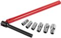 GELLDG Clé de robinet - Outil pour installation de robinet - Clé à tuyau - 8-14 mm - 6 douilles - Convient pour lavabos, cuisines, salles de bain et éviers
