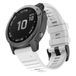 By Qubix Qubix - Siliconen bandje - Wit - 26mm Quickfit - Geschikt voor Garmin Instinct 3 - 50mm